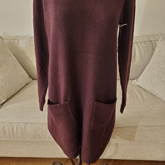 Max Studio Turtleneck Long Sleeve Knit Dress - Picture 4 of 10